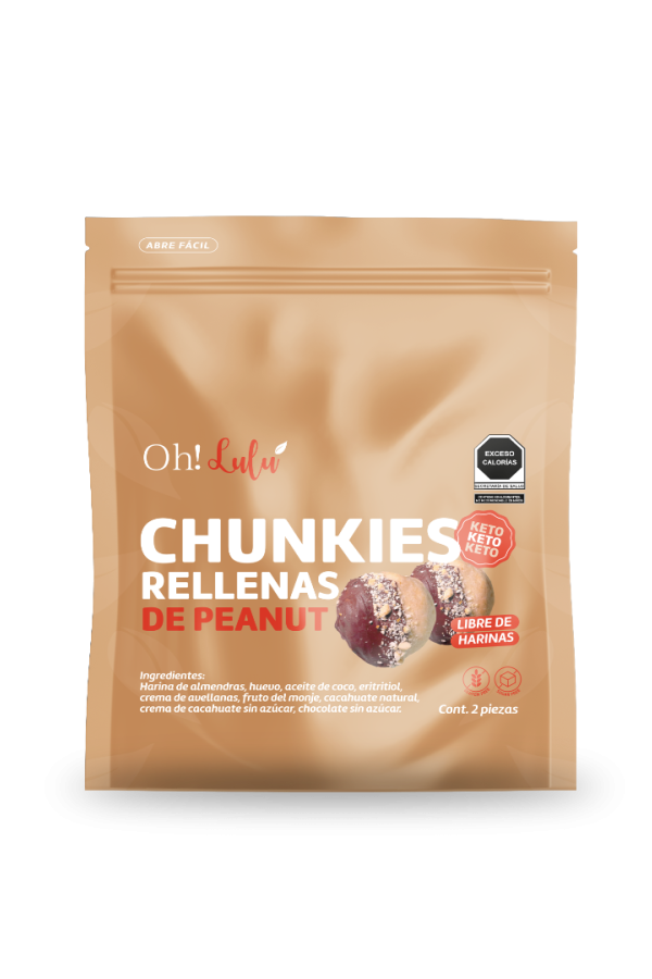 Chunkies rellenas de peanut 