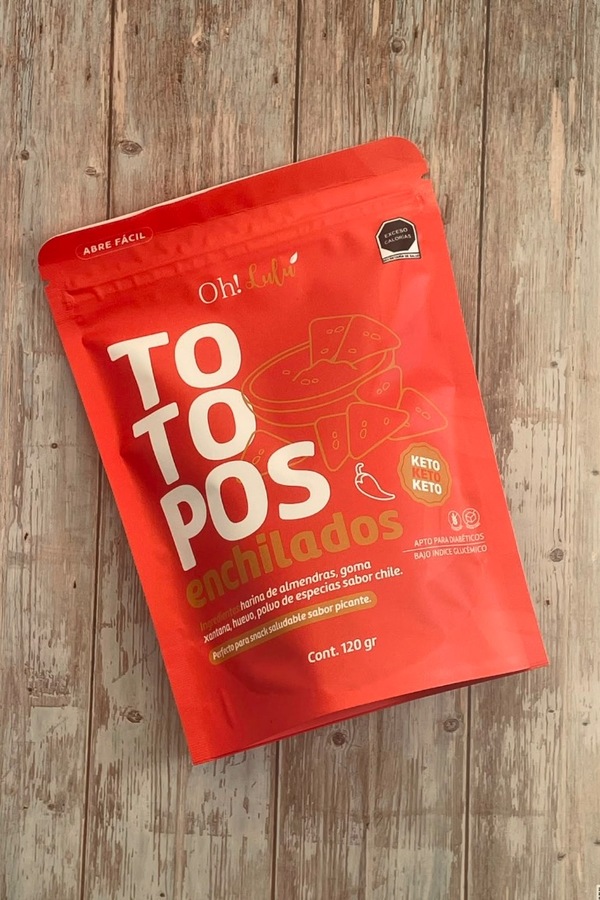 Totopos enchilados 